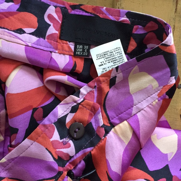 ZARA SILK SKIRT FLORAL PLEATED MIDI SKIRT A-LINE
6 - Picture 6 of 9